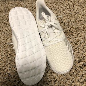 White/cream Adidas ortholite float